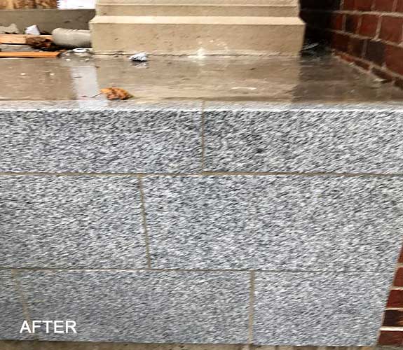 Residential Power Wash Services - Brick after
